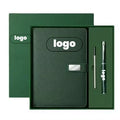 Business Notebook Company Enterprise Gift PU Material Notbook Handheld Gift Box Set With Custom Logo