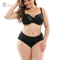 Hot Selling Ladies Plus Size Lace Panties and Strapless Bras Sets Fancy Design