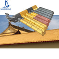 Chinese Traditional Roof Tile Antique Polymer Resin Clay Synthetic Resin Imitation Plastic for Villa