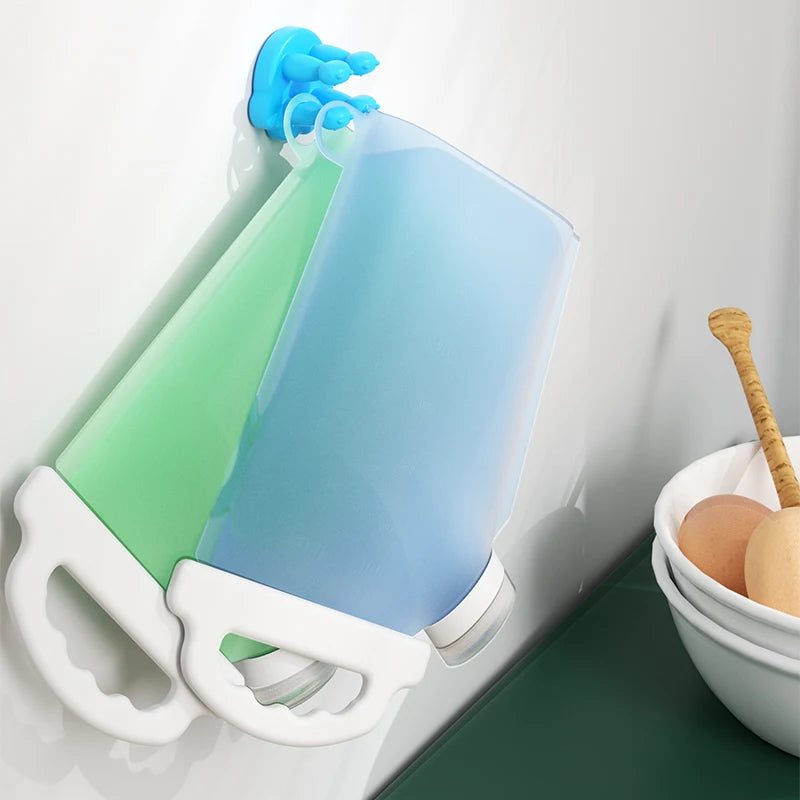 Factory Outlet Silicone Reusable Food Freezer Juice Storage Bag Food Grade BPA Free With Lid