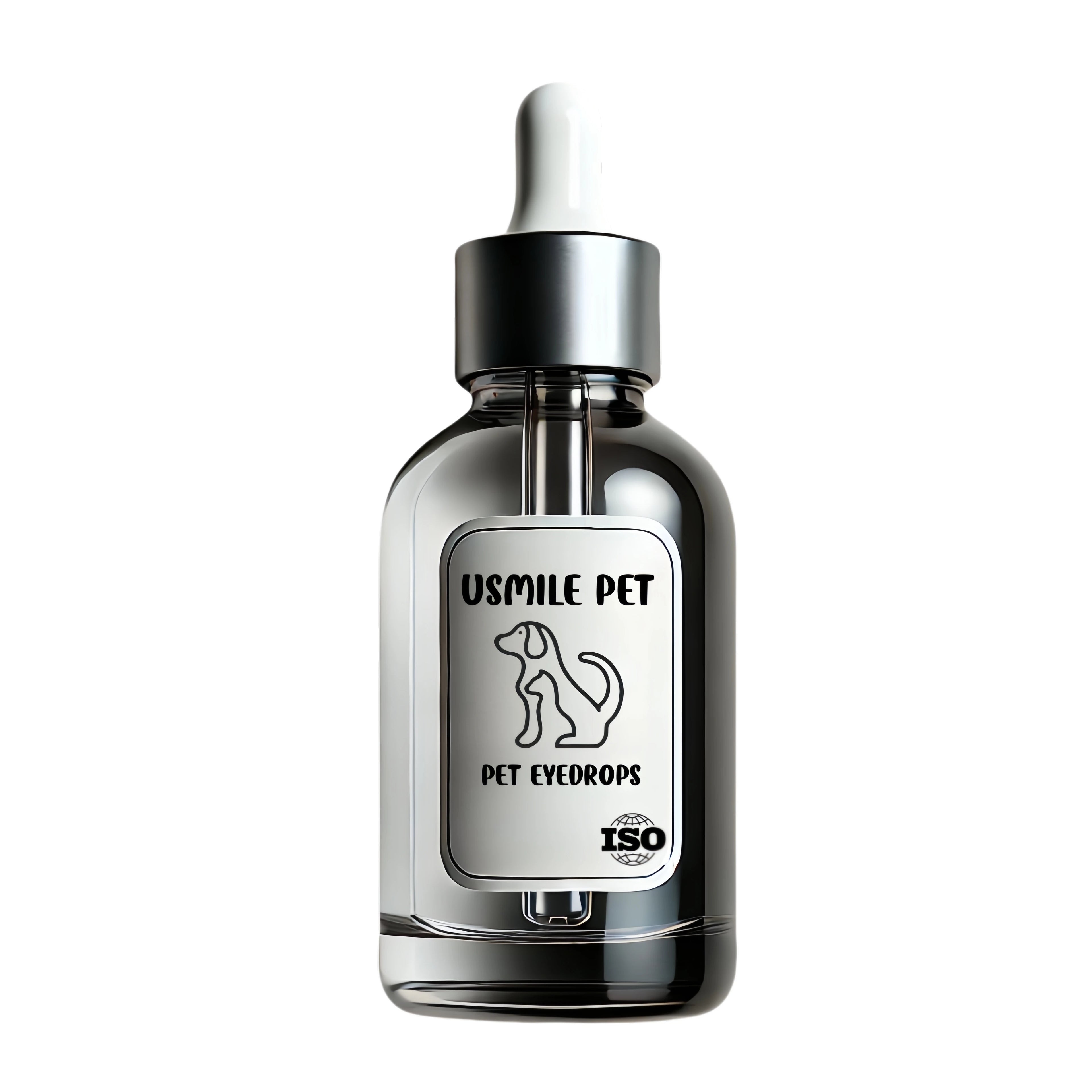 Pet Eye Drops Tear Stain Remover Eye Cleaning Solution Removes Eye Discharge Reduces Tear Marks Safe for All Breeds