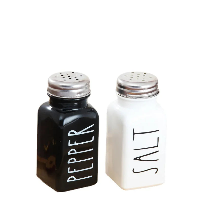 2pack Seasoning Bottles with Lid BBQ Salt Pepper Poweder Spice Shaker Bottle