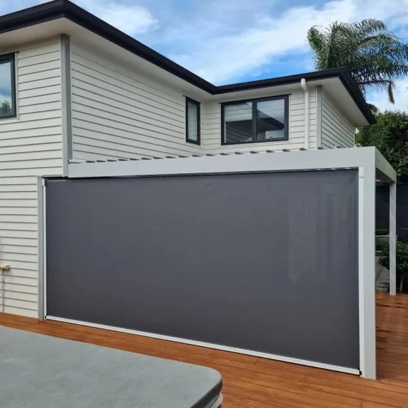 Outdoor Indoor Zipper Track Windproof Waterproof Roller Curtain Zipper Track Shutter Shade Curtain