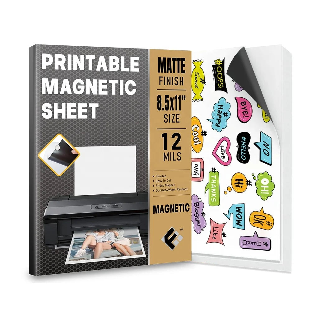 Sublimation Sheet White Sheeting Printable Receptive Magnet Photo Large Printed Box Printing Magnets for Photo Magnet Sheets