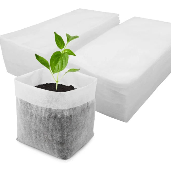 Customizable Capacity Non-Woven Disposable Biodegradable Grow Bags Plant Nursery Seedling Container