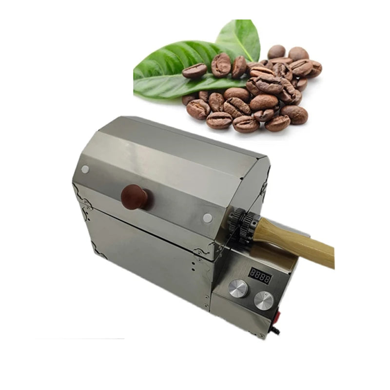 New Product Small Coffee Baking Machine for Esprosso Electric Heating Drum Coffee Roaster Machine 400g Capacity