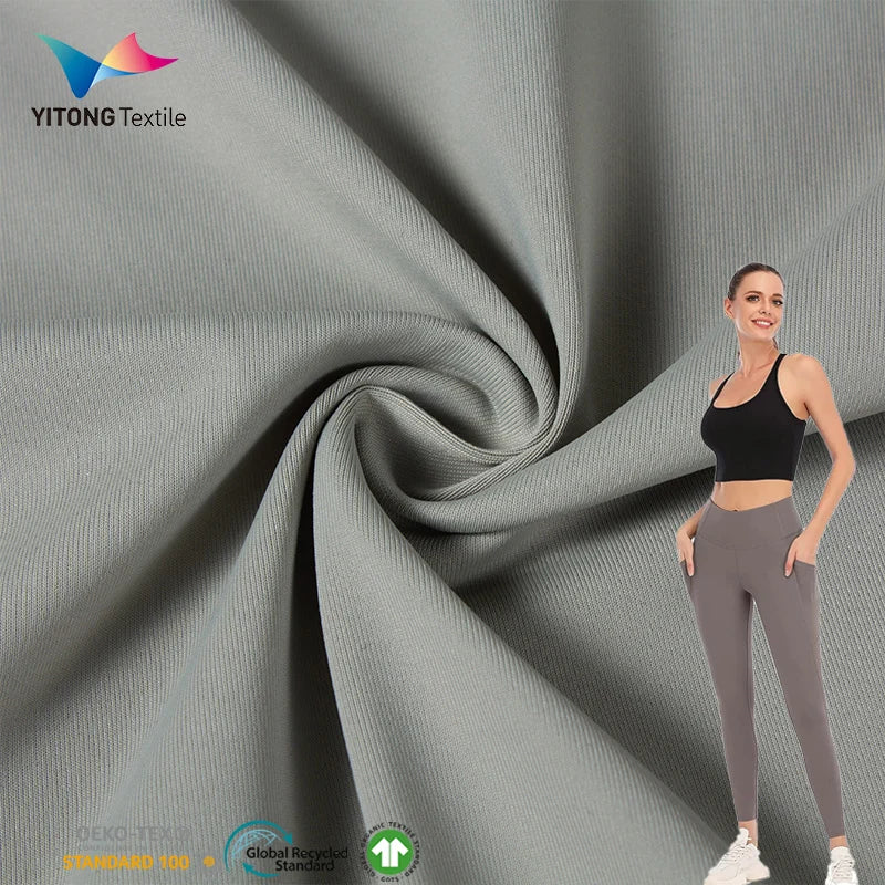 Wholesale 180 Gsm 4 Way Stretch Nylon Spandex Fabric 87% Nylon 13% Spandex Fabric for Yoga Leggings Swim Wear