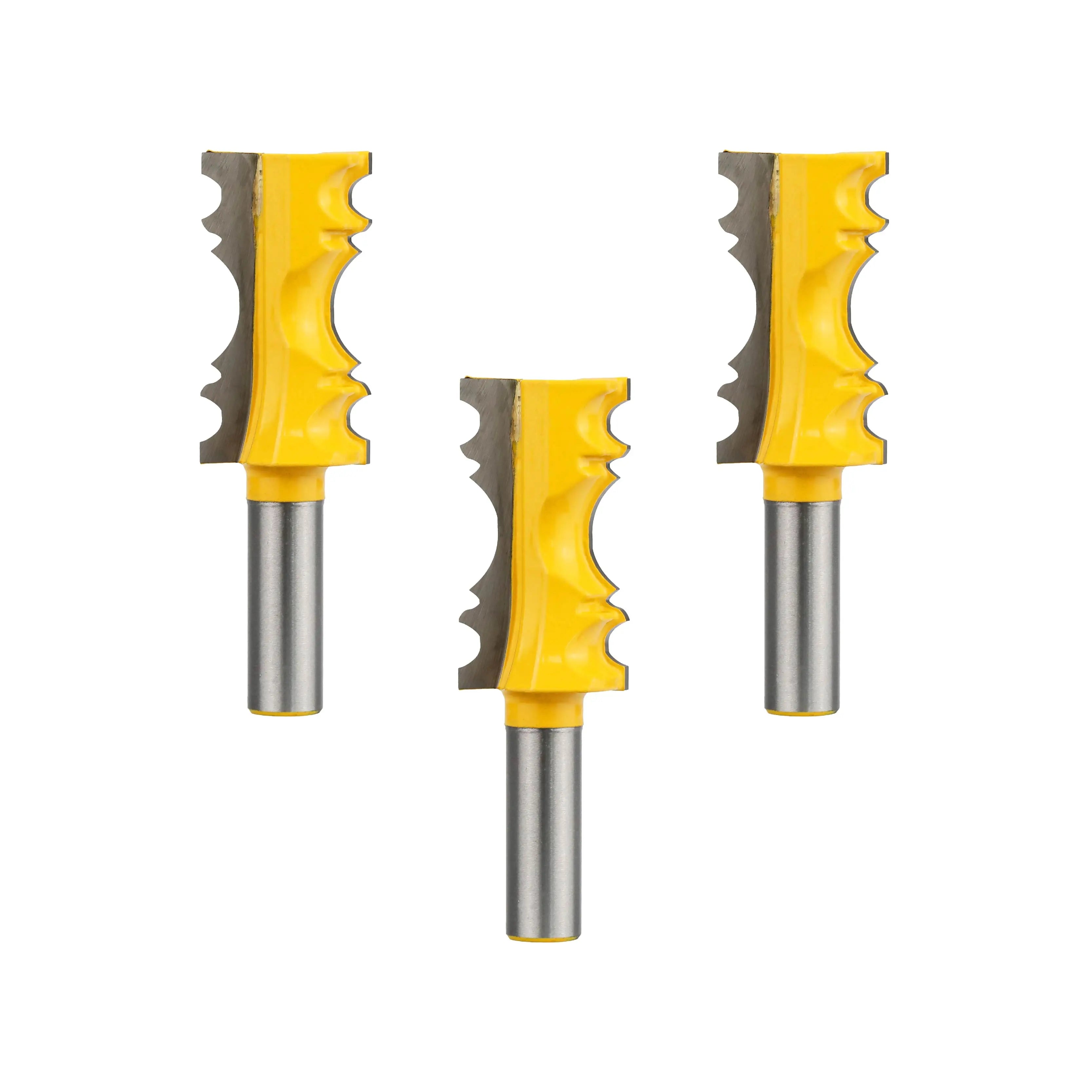 Crown Moulding Router Bits Milling Cutter Solid Carbide CNC Router Bit ODM/OEM 12mm Shank 45HRC Climb Milling for Wood-SE19
