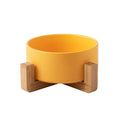 Ceramic Cat Bowl with Stand No Skid Eco Friendly Ceramic Dog Bowl with Stand Pet Elevated Dog Bowl