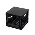 330*330*290mm 16 Quart Plastic Milk Crate Folding Plastic Box with Plastic Lid Food Turnover Transport Storage Crate FACTORY