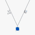 925 Sterling Silver Fashion Fine Jewelry Signs of Zodiac Capricorn Symbol Brand Charms Pendant Link Chain Necklace