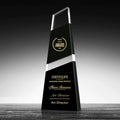 Luxury Custom Black Trophy Premium Crystal Plaque Employee Awards Anniversary Honor Appreciation Trophies and Medals