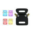 Professional Trendy Metal Decorative Buckle for Shoes & Bags -5/8" Mini Clip Buckle 25mm Breakaway Accessory Buckle Colored