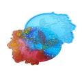 YS DIY Hummingbird Coaster Tray Mold Cup Mat Pad Silicone Animal Mould Handmade Placemat Home Decoration Plaster Making Tools