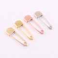 Various Colors 35mm Small Metal Safety Pin with Custom LOGO for Garment in Bulk Price