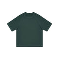 Men's Heavyweight Cotton Raglan Sleeve T-Shirt 240g Short-Sleeved Bottoming Shirt Digital Printing 100% Cotton Knitted Fabric