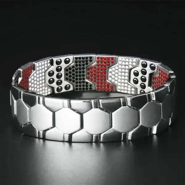 Hot Selling Magnet Magnetic Detachable Bracelet Hexagon Multi-Point Magnetic Therapy Bracelet Energy Men's Couple Bracelet