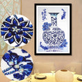 2023 Cross Stitch Diamond Painting Handpainted Special-Shaped Dot Brick Bead Embroidery Box Packing Floral Subject