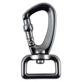 Zinc Alloy Swivel Dog Collar Hook with Carabiner Buckle for Pet Leash & Carabiner Hook