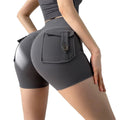 Custom Logo Workout Stretchy Running Sport Yoga Wear Pants High Waist Butt Lifting Leggings Gym Fitness Yoga Pants Short MegaBDM