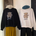 Guangzhou Auyan Cheap Cotton Composite Thin Cashmere 410g Women Print Loose Hoodie