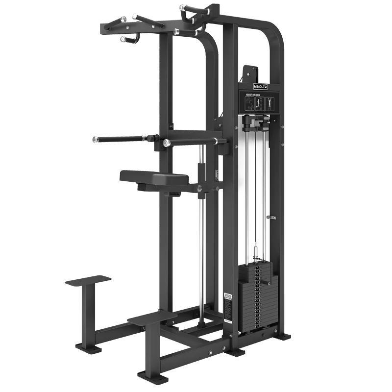 Ce Commercial Gym Fitness Sports Equipment Strength Training Exercise Pin Loaded Dual Function Seated Dip/Chin Assist