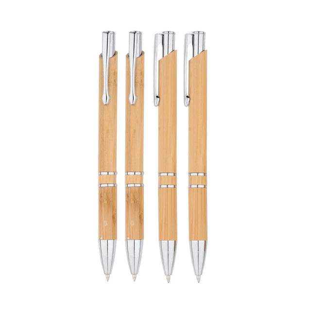 Best Selling New Arrival Bamboo Ballpoint Pen Stationery Pens for Writing 1.0mm Writing Width