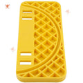 1pc Beekeeping Hive Scraper Tool ABS Beekeeper Flat Equipment Nest Box Tool Honey for Bucket Beehive Frame HolderYellow
