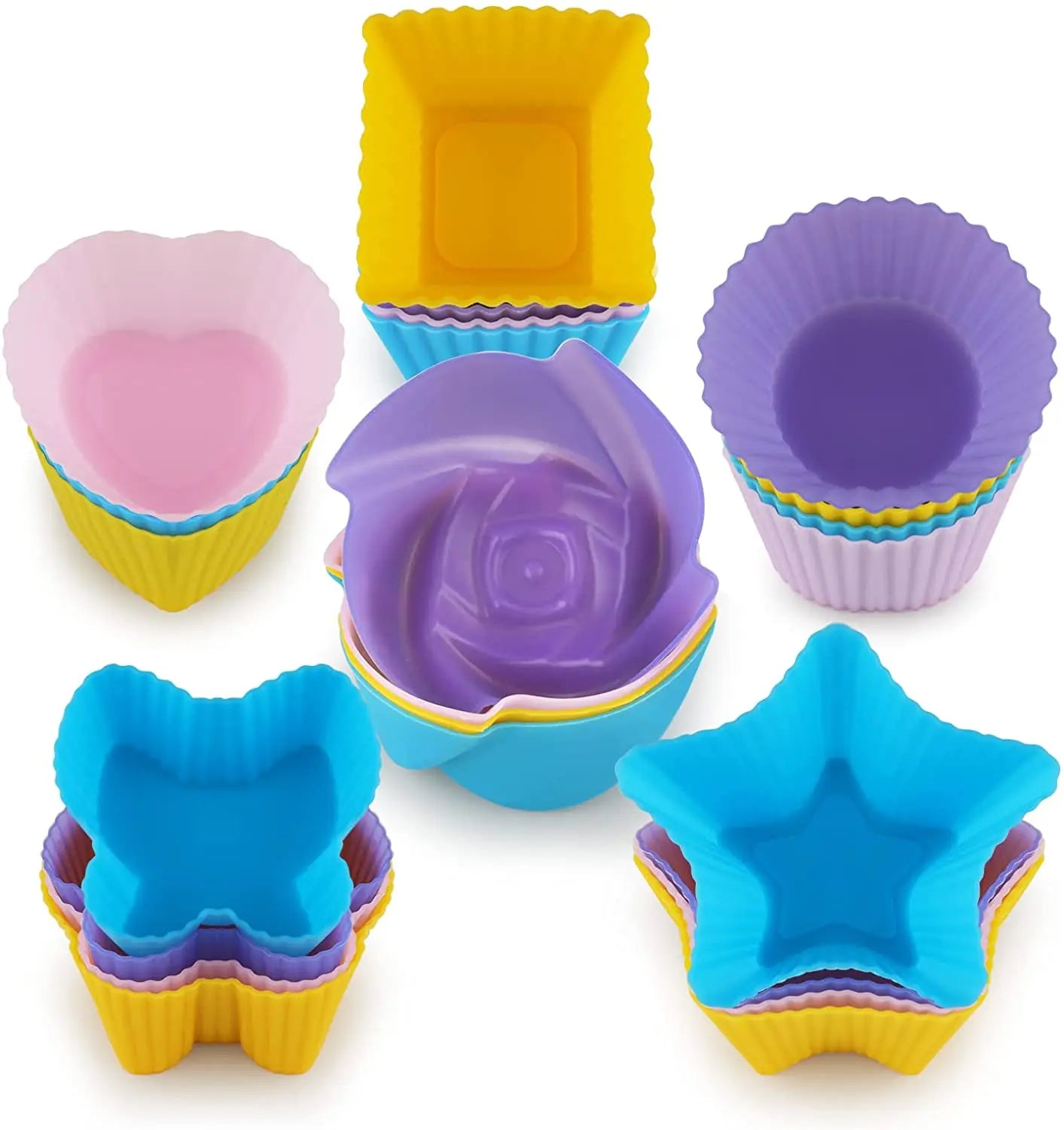 Factory Direct Customized Cupcake Liners Silicone Muffin Cup Silicone Baking Molds Pastry Tray Wholesale