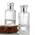 Hot Sale Portable Thick Bottom Iceberg Round Shape Glass Perfume Bottle 25 ml 30ml 50 ml