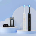 Custom Electronic Toothbrush Adult 8 LED Blue Light Toothbrush Rotating Rechargeable Electric Toothbrush