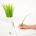 Zeamor Korean Novelty Custom Silicone Flower Green Grass Leaf Pen Gel Pen