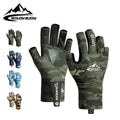 GOLOVEJOY XG70 Hot Selling Professional Half Finger Fishing Gloves High-end Thin Soft Fishing Apparel Sun Gloves