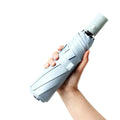 Anti-UV Large Size Custom Logo Print Ready to Ship for Sale Automatic Portable 3 Fold Umbrella