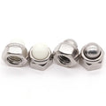 Stainless Steel 304 End White Prevailing Torque Self Locking Domed Cap Nuts DIN986