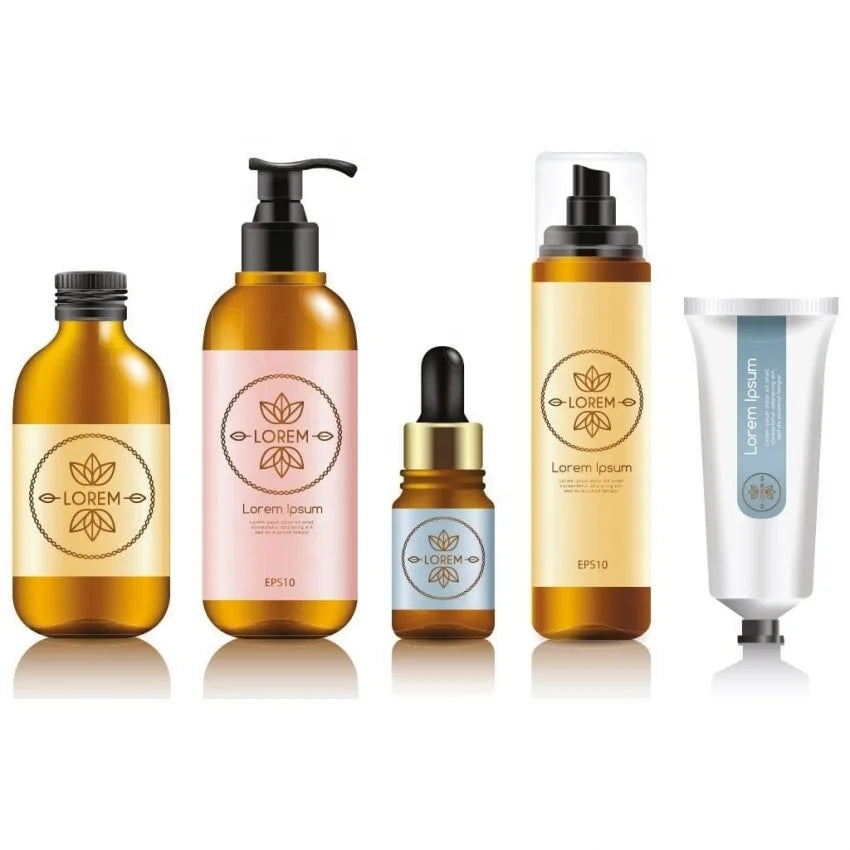 Factory Customize the Latest Cosmetics Bottles Waterproof Sticker Label
