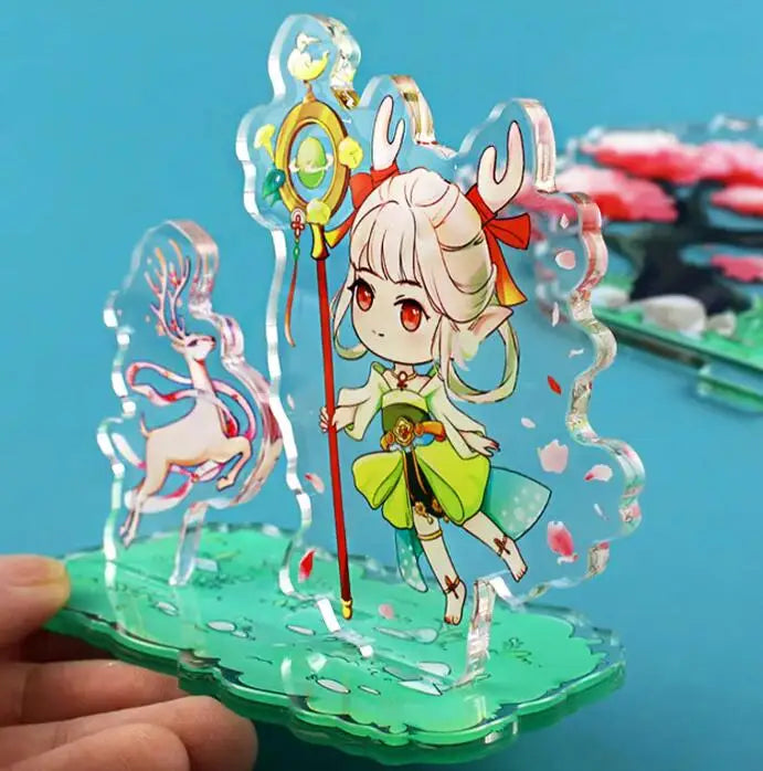 Factory Custom Animation Acrylic Display Stand  Freed Combination Cartoon Acrylic Stand Holder