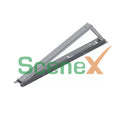 Pre-Assembled Foldable Tripod Solar Mounting System Easy Installation with East and West Ballasted Mount Bracket for Flat Roofs