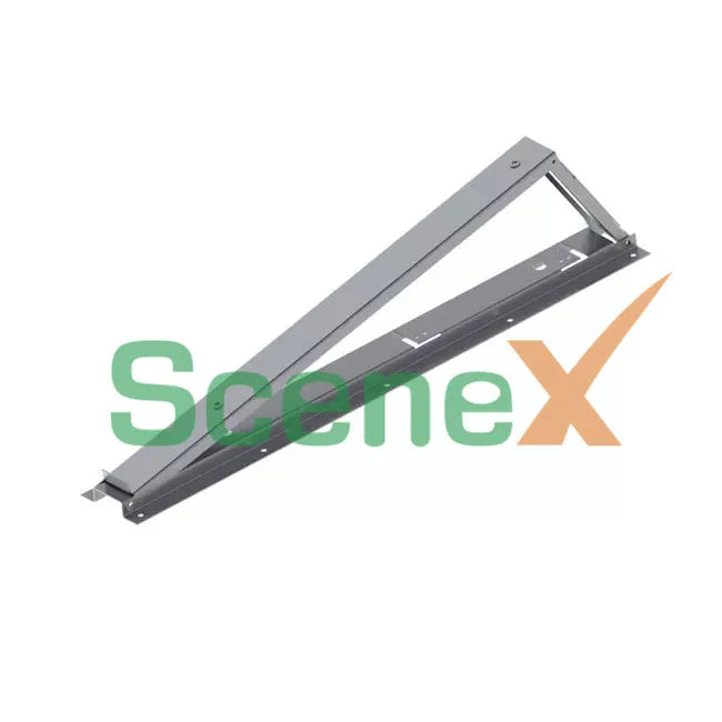 Pre-Assembled Foldable Tripod Solar Mounting System Easy Installation with East and West Ballasted Mount Bracket for Flat Roofs