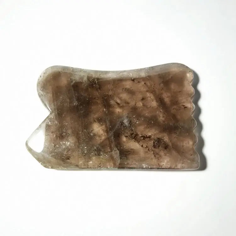 Diy Facial Massage Scraping Jade Gua Sha Smoky Quartz Custom Gua Sha Tool