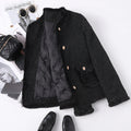 Women's Winter Thick Warm White Duck Down Inner Tank Coarse Floral Coat Wholesale Clothing