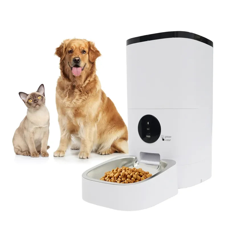 Hot Selling  Pet Feeder Customized Quick Disassembly Design Full Clean Smart Automatic Pet Dog Cat Feeder