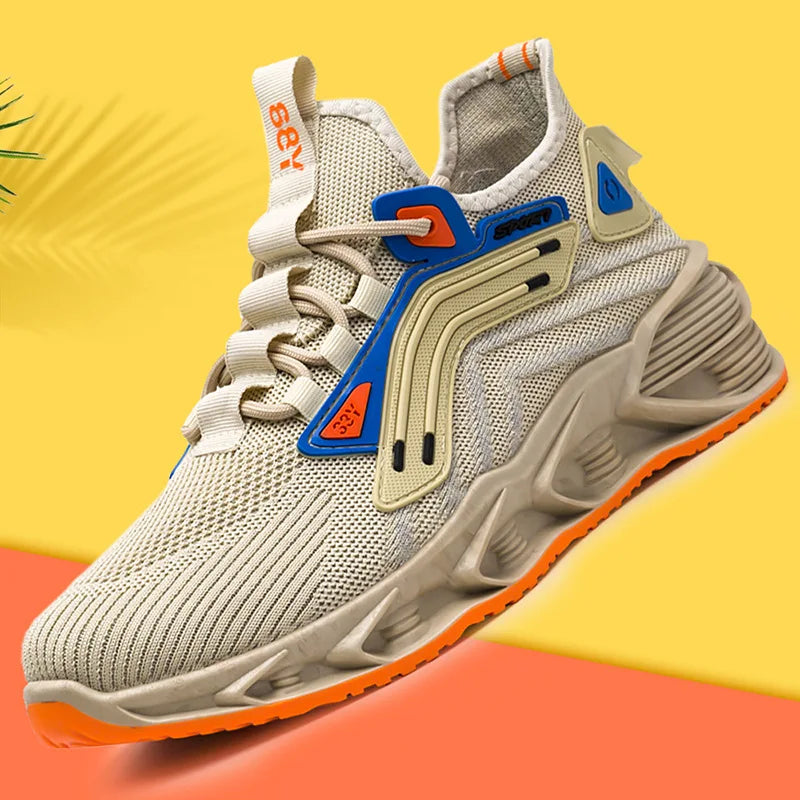Factory Hot Sale New Design Fashion Wholesale Casual Men's Breathable Sports Shoes