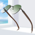 Trendy Rimless Sunglass 2023 Women Lentes De Sol Shades Square High Quality Ladies Luxury Sunglasses