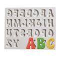 BPA Free Non Stick  Durable  Large and Lowercase  Letters 0-9 Numbers  Fondant Silicone  Molds for Cake Decoration