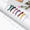 Beautiful Natural Amethyst Crystal Stone Chips With Handmade 925 Sterling Silver Chain Adjustable Bracelets for Women