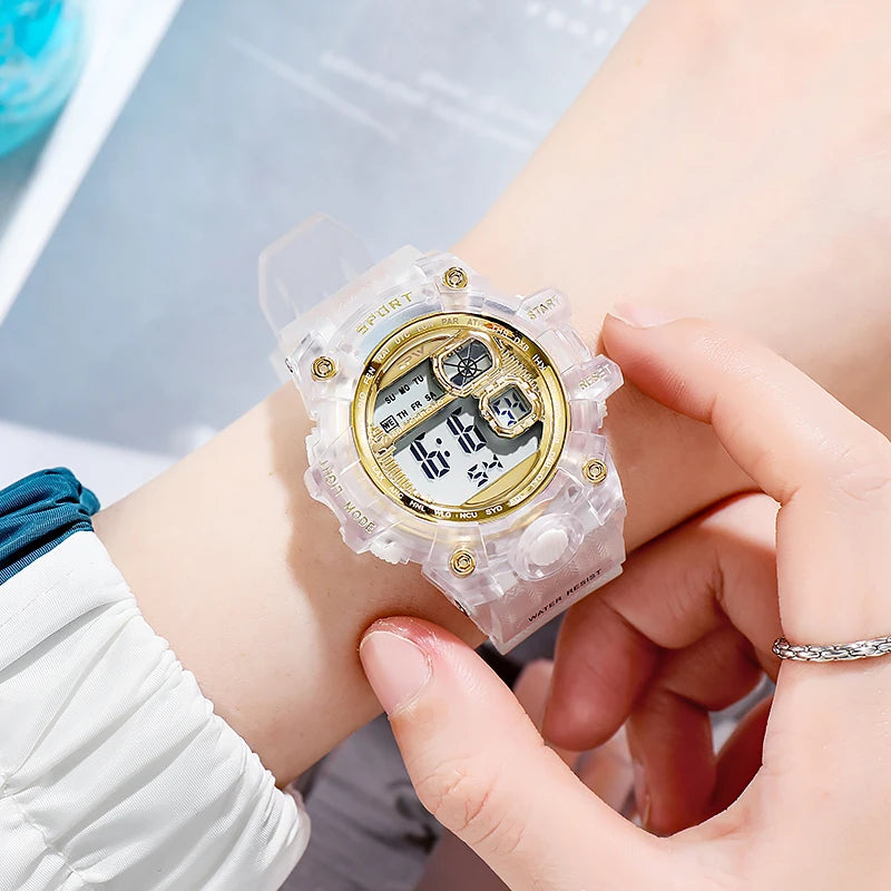 3 ATM Waterproof Kids Sport Digital Watch Led Electronic Reloj Digital Infantil