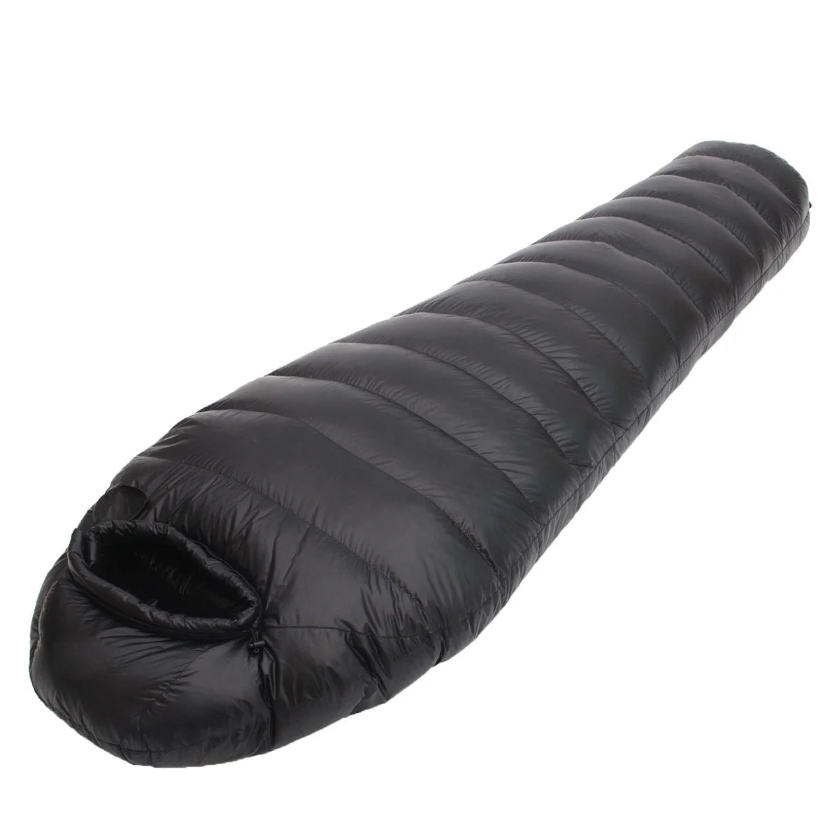 WOQI High Quality Adult Alternative Ultralight Hollow Fiber Mummy Sleeping Bag With Zipper