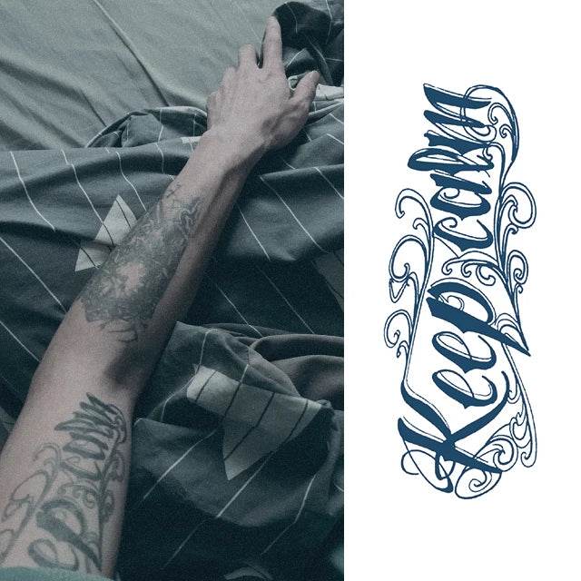 Multiple Styles Available Jagua Temporary Last up to 2 Weeks Fake Medium Size Waterproof Semi Permanent Tattoo Sticker for Body