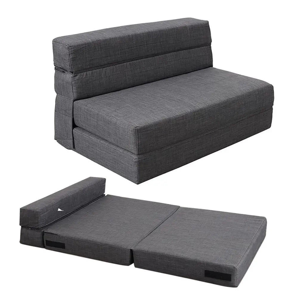 Modern Single Floor Mat Foam Camping Fabric Mattress 4-Foldable Vacuum-Packed Memory Foam Bed Order Online Bedroom Use